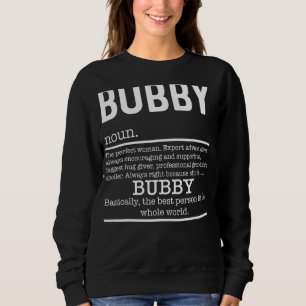 Bubby Definition Großmutter Muttertag Sweatshirt