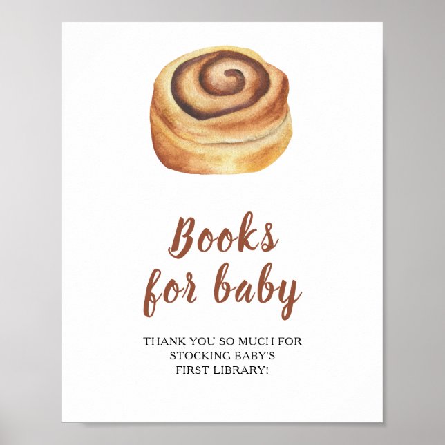 Bube Babydusche - Bücher für Babyposter Poster (Vorne)