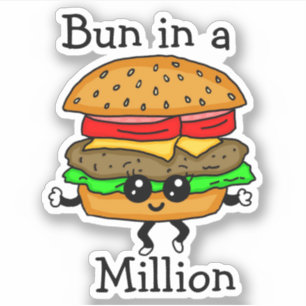 Bube in einem Millionen Hamburger Pub Aufkleber