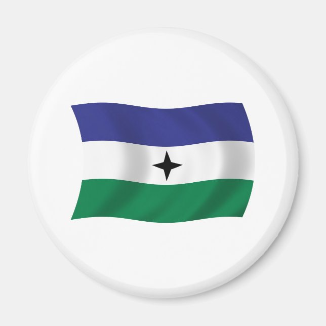 Bubi Nationalist Flag Magnet (Vorne)
