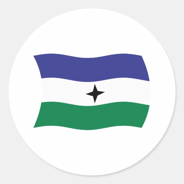 Bubi Nationalist Flag Sticker (Vorderseite)