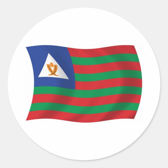Bubi Stammesflagge Aufkleber (Vorderseite)