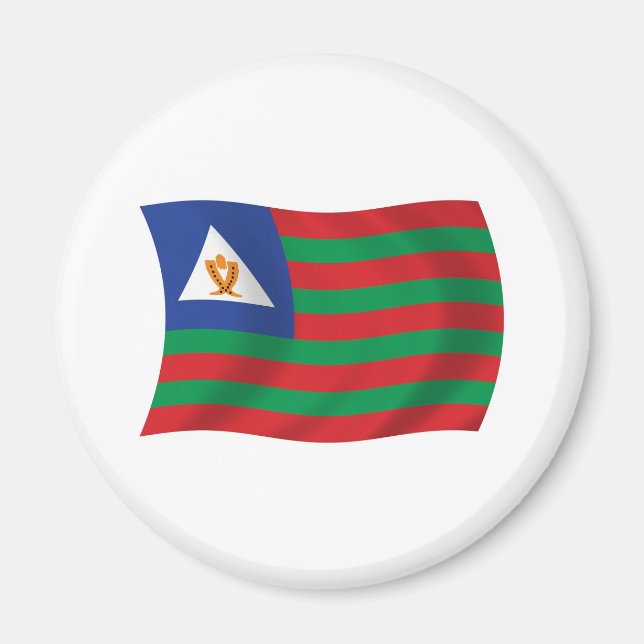Bubi Tribal Flag Magnet (Vorne)