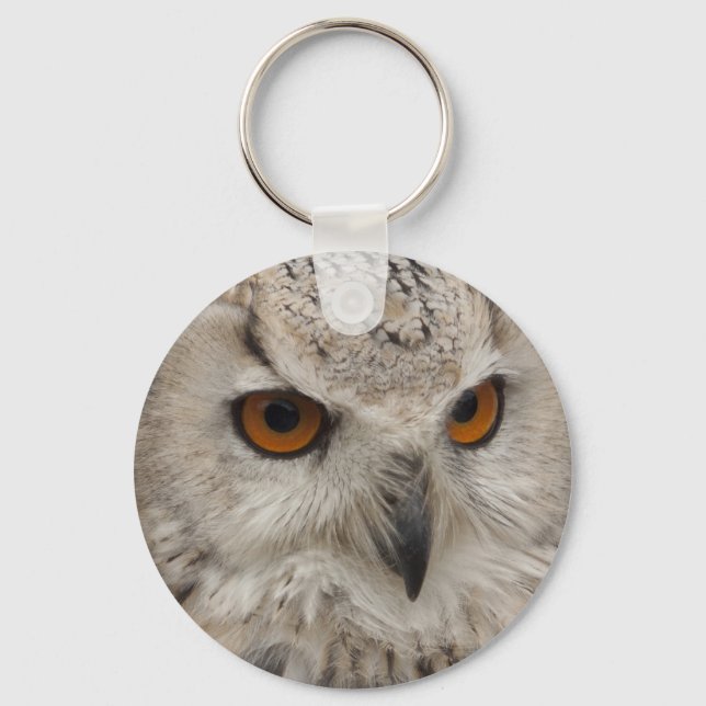 Bubo bubo sibiricus schlüsselanhänger (Vorderseite)