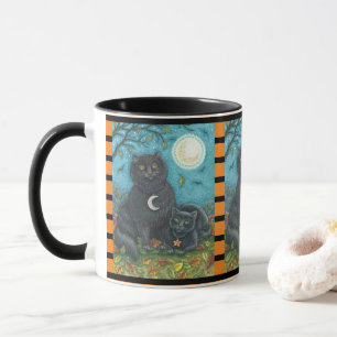 BUBO ET PYEWACKET, CHAT NOIR HALLOWEEN COMBO MUG