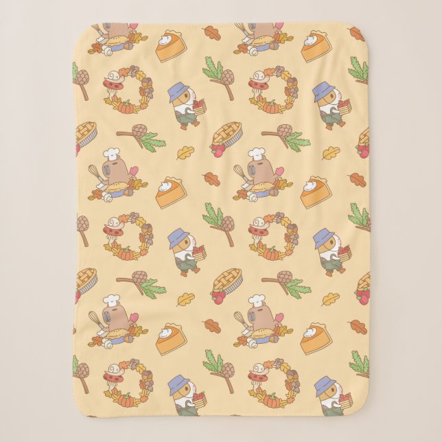 Bubu der Guinea Schweine, Fall und Pie-Muster Sherpadecke (Vorderseite)