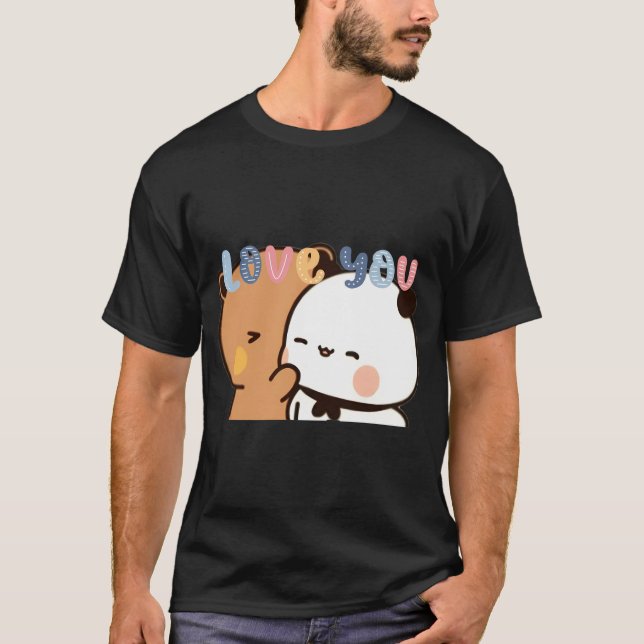 Bubu Dudu Panda Bear Liebe 2024 V3 T-Shirt (Vorderseite)