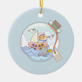 Bubu the Guinea pig, A jar of Adventure Keramik Ornament