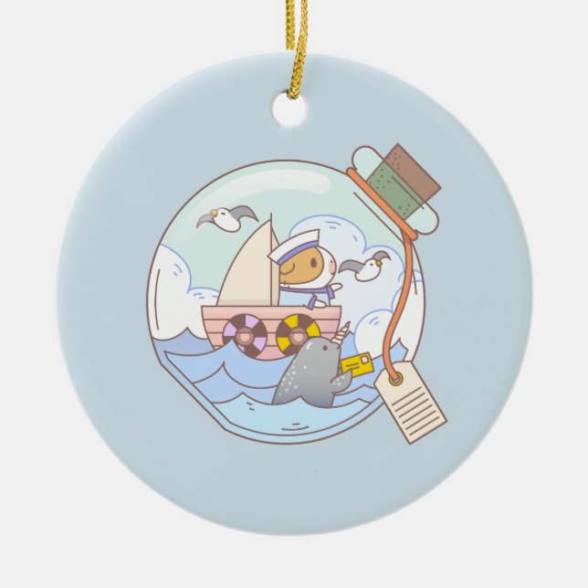 Bubu the Guinea pig, A jar of Adventure Keramik Ornament (Vorne)