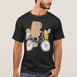 Bubu The Guinea Pig Biking Funny Animal T-Shirt