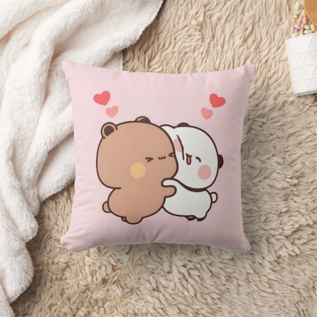 Bubu und Dudu, Panda und Brownie Bear Couple Kissen (Decke)