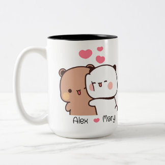 Bubu und Dudu Tasse - Personalisierte Couple-Gesch