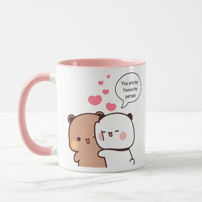 Bubu und Dudu Tasse Personalisierte Couple Gift (Links)