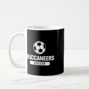 Bucaneer-Fußball für Grund-, Mittel- und Oberstufe Kaffeetasse