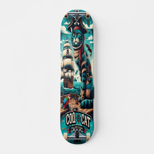 Buccaneer Whiskers Skateboard (Vorne)