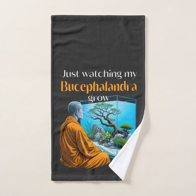 Bucephalandra Zen – A Meditative Aquascaping Handtuch (Handtuch)