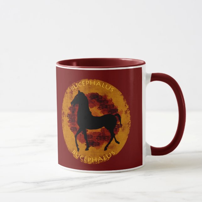 Bucephalus Geschenke Tasse (Rechts)