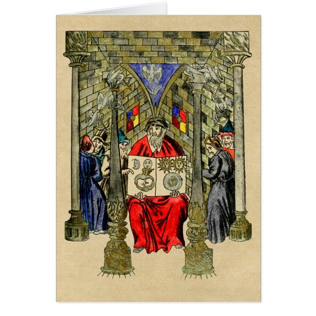 Buch Alchemy and Hermetic Arts Mitteilungskarten (Vorne)