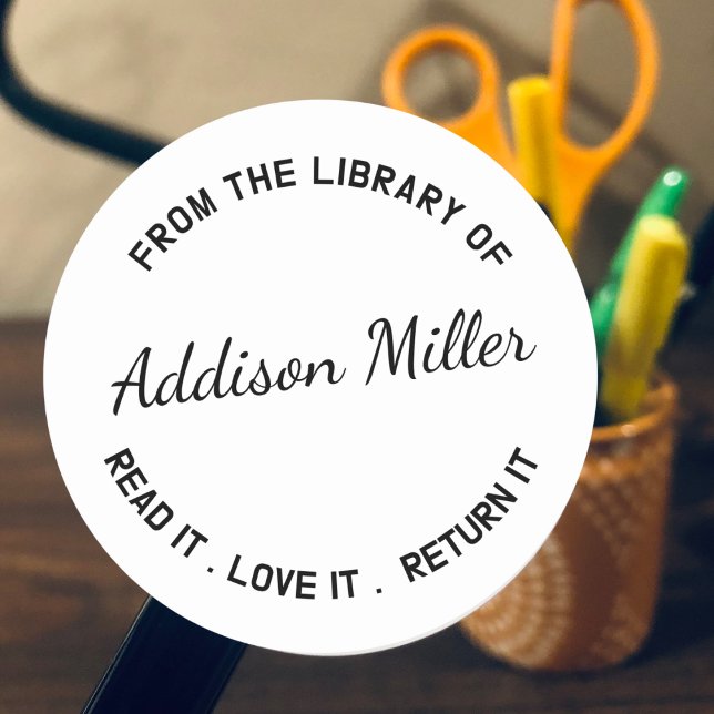 Buch aus der Lehrerbuchbibliothek Runder Aufkleber (Von Creator hochgeladen)