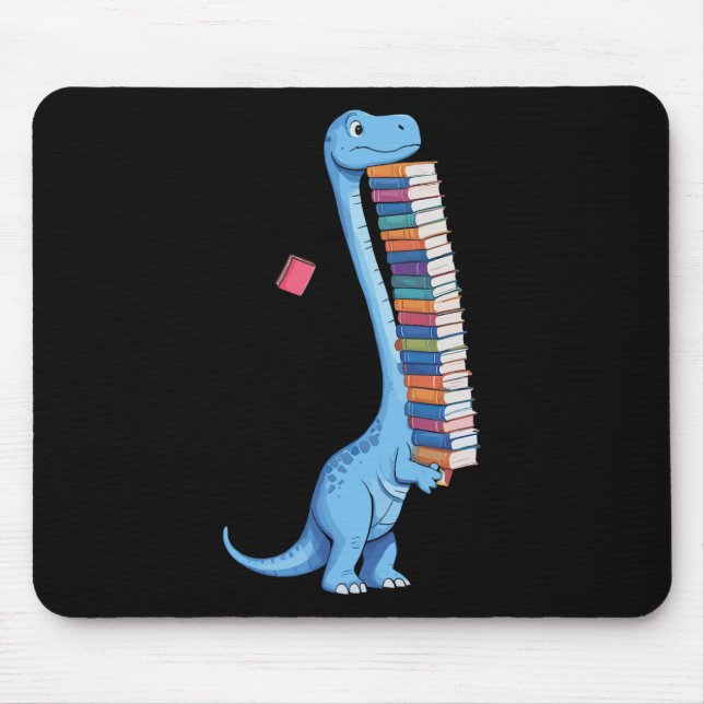 Buch Carry Dinosaur Reading Dino Mousepad (Vorne)