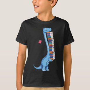 Buch Carry Dinosaur Reading Dino T-Shirt