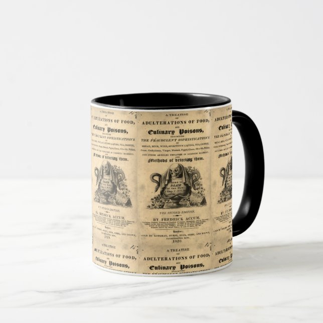 Buch der kulinarischen Gifte aus dem Jahre 1820 an Tasse (VorderseiteRechts)
