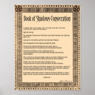 BUCH DER SCHATTENVERSCHIEDUNG POSTER