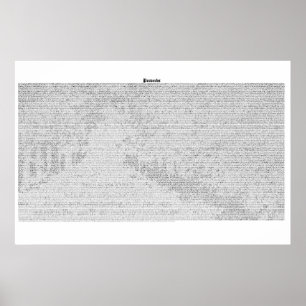 Buch der Sprichwörter (vollständiger KJV-Text) Poster