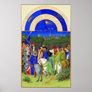 Buch der Stunden für Mai LimbourgMay Poster