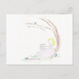 Buch der Träume Postkarte