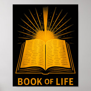 Buch des Lebens Christlich spirituelle Bibelvers-I Poster