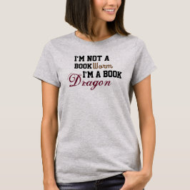 Buch-Drache T-Shirt