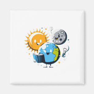 Buch Earth Moon Sun Funny Total Solar Ecli lesen Magnet