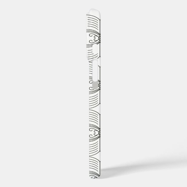 Buch(Fall)Schmetterlinge iPhone 16 Hülle (Rückseite / Links)