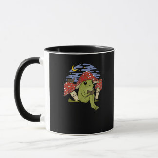 Buch Fan Frosch Mit Pilzhut Cottagecore Kobold Tasse