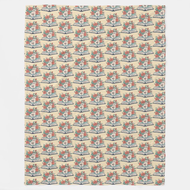 Buch Fleece-Decke Fleecedecke (Vorderseite)