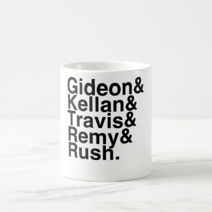 Buch-Freund Gideon, Kellan, Travis, Remy, Eile Kaffeetasse