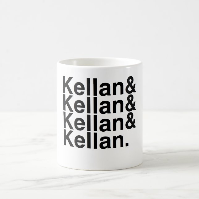 Buch-Freund Kellan, Kellan, Kellan, Kellan Kaffeetasse (Mittel)