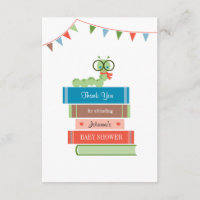 Buch für Babyparty danken Ihnen zu kardieren