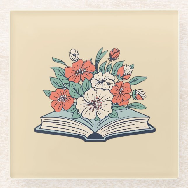 Buch Glasuntersetzer (Vorderseite)