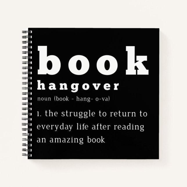 Buch Hangover Bibliophilie (Vorderseite)
