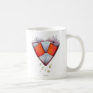 Buch-Herz Kaffeetasse