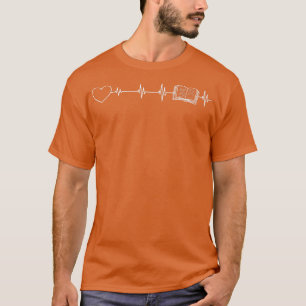 Buch Herzschlag Buch Lover Bücher Buch lesen T-Shirt
