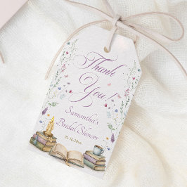 Buch Hochzeitsdusche Dankeschön Geschenkanhänger