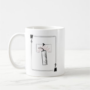 Buch Inspiriert Tasse (sechs Krähen)