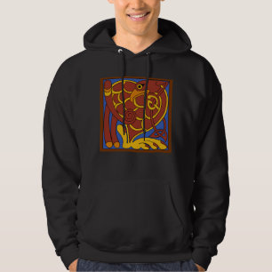 Buch Kells keltischer Knoten Mittelalterlicher Vog Hoodie
