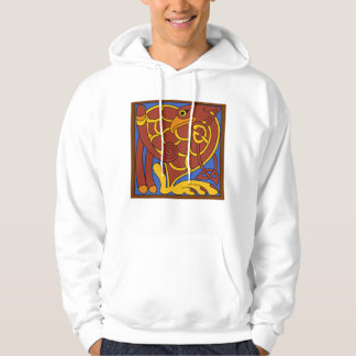 Buch Kells keltischer Knoten Mittelalterlicher Vog Hoodie