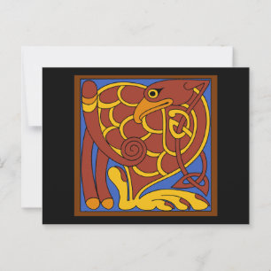 Buch Kells keltischer Knoten Mittelalterlicher Vog Postkarte