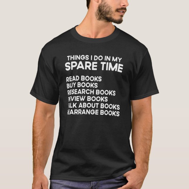 Buch lesen Bücher - Bücherlesen Kostenlose Zeitsch T-Shirt (Vorderseite)