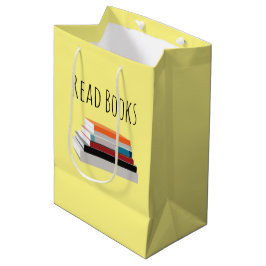 Buch lesen Personalisiert Mittlere Geschenktüte